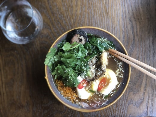 An aesthetic bowl of ramen, found in Russia